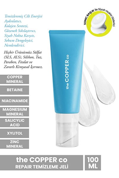 The Copper Co Repair Face Cleasing Copper Minerali Içeren Aydınlatıcı Ve Sıkı...