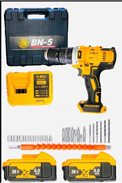 Genel Markalar Bn-5 36w-5a Yeni Nesil Xr Li-on Çift Akülü Darbeli Vidalama Ma...