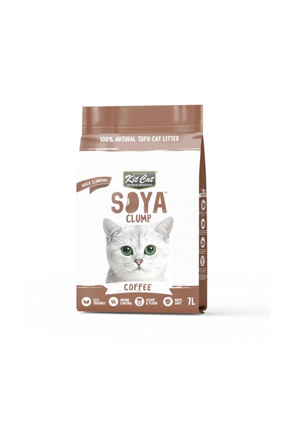 Kit Cat فضلات الصويا المتكتلة - برائحة القهوة، 7 لتر