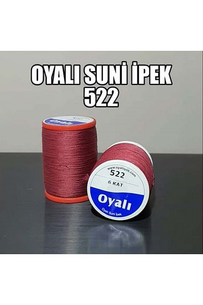 OYALI ΤΕΧΝΗΤΟ ΜΕΤΑΞΩΤΟ ΑΡΙΘ.: 522 Κλωστή κεντήματος 4 στρώσεων