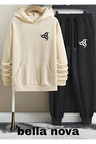 bellanova - Σετ φούτερ με κουκούλα με κουκούλα με 3 κλωστές