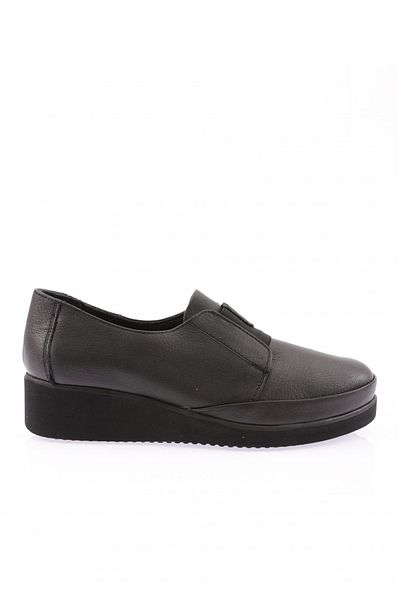 DGN Pantofi Confort dama Negru Lurex Piele autentica 2110103217