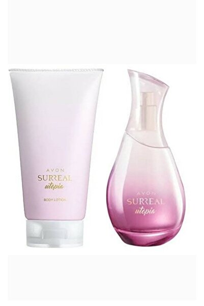 AVON surreal utopia edt 75 ml kadın parfümü ve 150 ml vücut losyonu ikili set