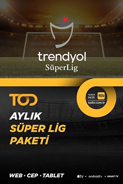 TOD Aylık Süper Lig Paketi 4 Ekran