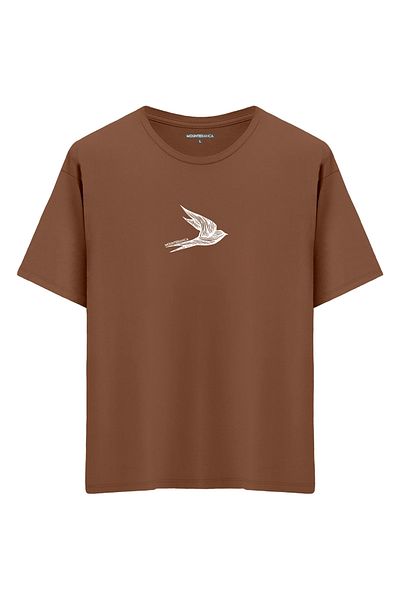 Mounte Bianca Unisex Uccello - Oversize T-Shirt