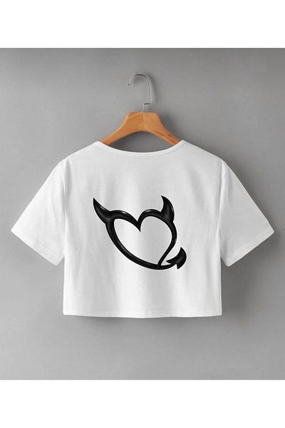 venüsdijital KUROMİ MODEL 2 FATA SPATE IMPRIMAT BEBE COPII CROP