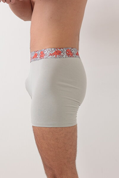 Saint Sail Ανδρικά μπόξερ δώρου από βαμβακερά άνετα εμπριμέ με απαλή υφή