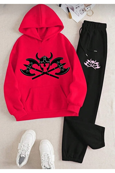 bellanova - Σετ φούτερ με κουκούλα με κουκούλα με 3 κλωστές