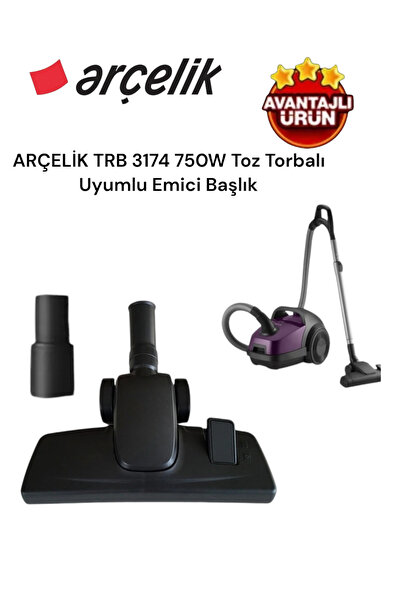 shopdrm Arçelik Trb 3174 750 W Toz Torbalı Süpürge  Yer Süpürme Başlığı