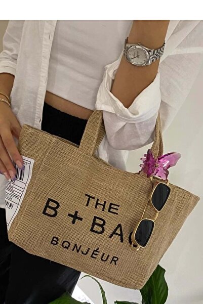 Bagorama Toty Kadın Kanvas Kumaş Uzun Askılı Çapraz Ve Omuz Çantası - Bej