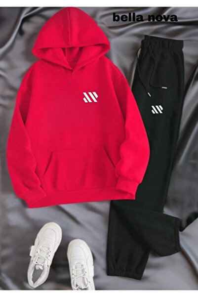 bellanova - Σετ φούτερ με κουκούλα με κουκούλα με 3 κλωστές