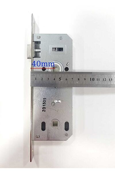 Dooraks Siyah Oda Kapı Kilidi 40 Mm / 40x23mm