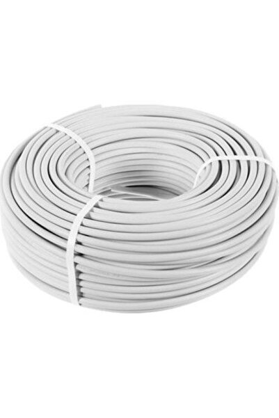 MİİMTİCARET 3x1,5 mm TTR CCA Beyaz Topraklı Elektrik Kablosu 100 Metre