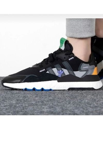 adidas Adidas Nite Jogger - Black Yellow Men's Sports Shoes