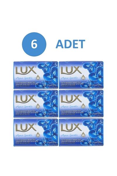 LUX Lux Soap 80gr (aqua Sparkle) ''6 Pieces'' 480gr