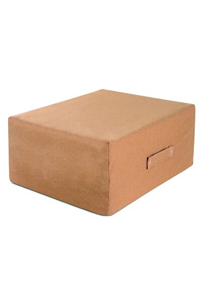 Tokyo Folding Mattress and Pouffe 2in 1 - Tan - 80x180 - Portable - Bagged - Floor Mattress