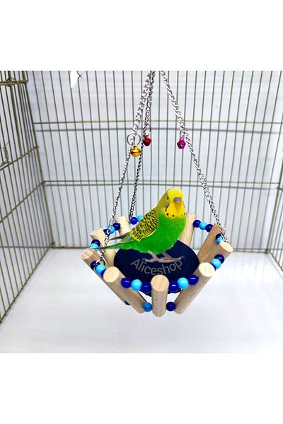 aliceshop Basket Shaped Bird Bed for Budgie and Birds in Sizes - Swing