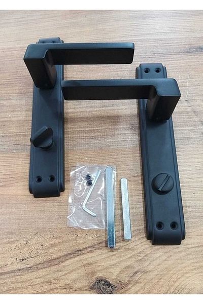 Sofuoğlu Anka/Anka Mirrored (Wc) Door Handle Matte Black (Left) - Left - Door Handle - 2 Years