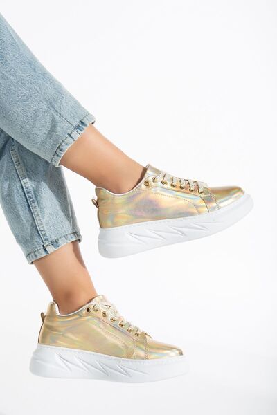 ElloLita Chrome Gold Sneaker