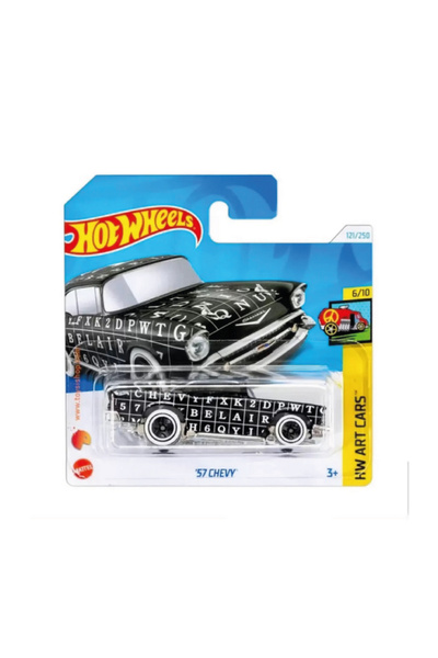 HOT WHEELS 1/64 Ölçek Tekli Regular Arabalar HTB75 Hw Art Cars / '57 Chevy