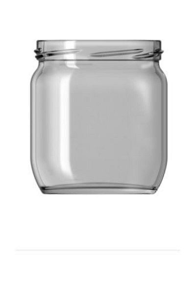 Paşabahçe 425 Cc Glass Jar with Lid 6 Pack Pickle Holder ml