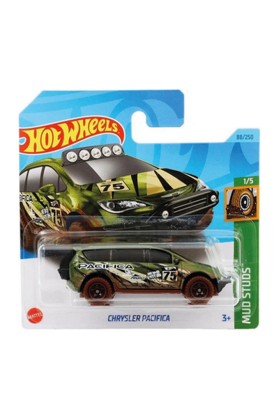 HOT WHEELS 1/64 Ölçek Tekli Regular Arabalar HKK35 Mud Studs / Chrysler Pacifica