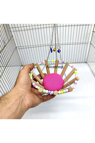 aliceshop Cockatiel - Basket, Swing, Bird Bed, Sleeping and Resting Place, Playground