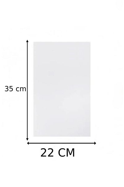 NAHAMİS 22X35 Transparent Non-Locked 2-Piece Nylon Bag 25 Pcs Refrigerator Meat Pulses Candy Bag