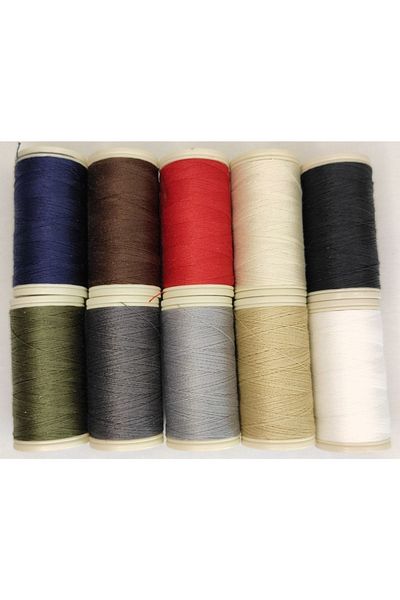 ATMACA TUHAFİYE Coats-Mez Duet Reel - High Quality 100m Set of 10 (Set 1) - Colors in Image
