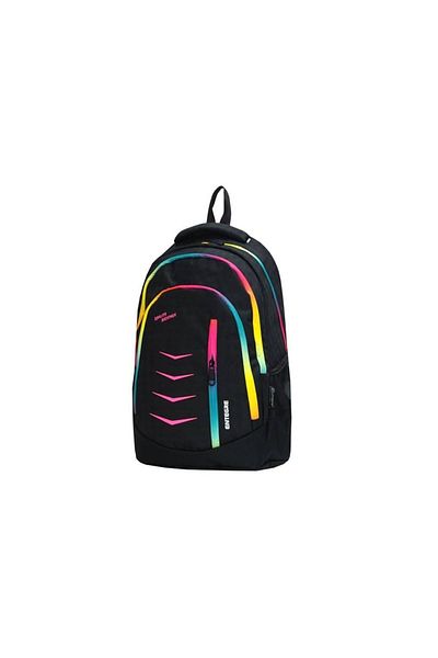 TREND Unisex Children's Black Integrated School Bag 9837