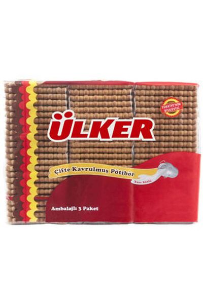 Ülker Ülker Pötibör Biscuit - 4 Pieces, Double Roasted, 450 g