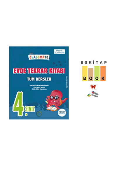 Okyanus Yayınları 4. Sınıf Classmate Tüm Dersler Evde Tekrar Kitabı