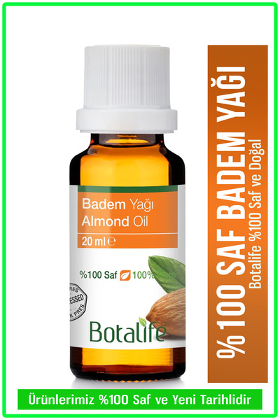 Botalife Tatlı Badem Yağı 20ml - %100 Saf ve Doğal