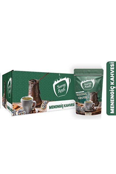 SARAY KEYFİ قهوة ميننجيك بالحليب 200 جرام 24 علبة بالجملة