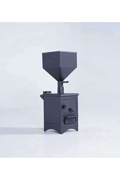 ÖZCANLARDEMİRÇELİK Kare Orta Boy Pelet Ve Kabuk Sobası