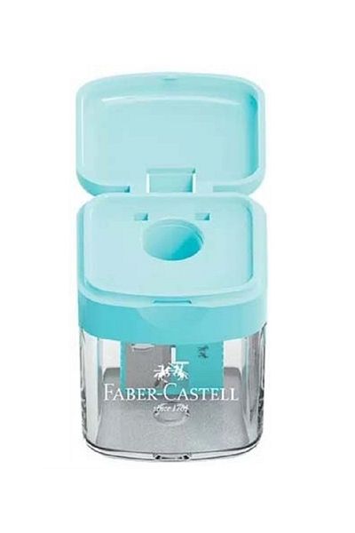 Faber Castell Faber-Castell 2 Pieces Single Compartment Mini Box Pencil Sharpener