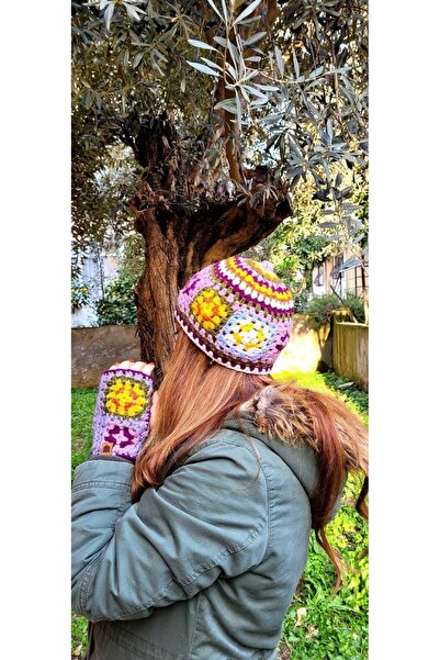 El örgüsü Crochet Bere Eldiven Set, Kadın Bere, Kadın Eldiven ,Tığ İşi  Bere ...