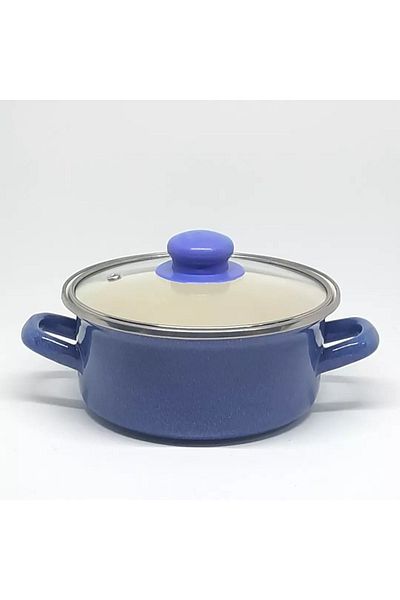 ALEV Enamel House 3-Piece Cookware Set - 12-14-16 cm Diameter