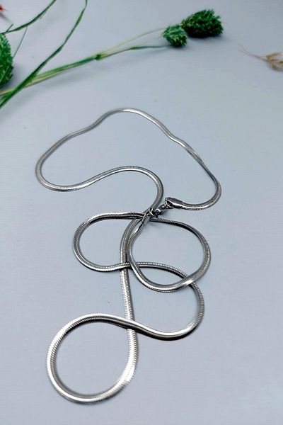 stainles steel Flat - Italian Snake Chain