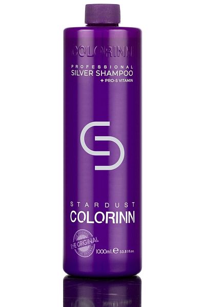 Colorinn شامبو ستاردست سيلفر 1000 مل شامبو أرجواني أزرق