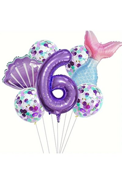 Mini Parti MİNİ PARTY STORE DENİZ KIZI BALON SET