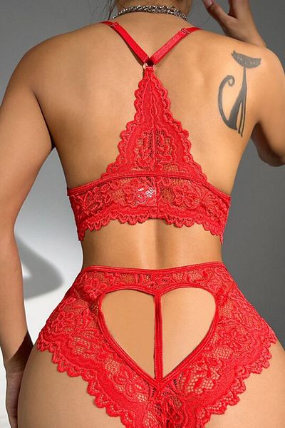 kokobon Bynovanow- Women's Red Underwear Set Dd.19.22Mey-8455