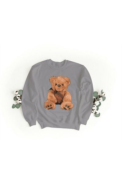 LAND MODA Φούτερ με στάμπα Oversize - Gir