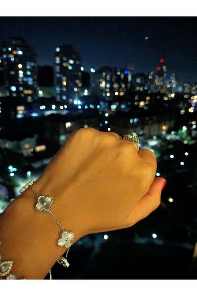 bellss accessory Silver Yoncalı Bileklik