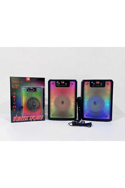Şirin İletişim Taşınabilir Hoparlör Rgb Led Işıklı Kts 1561 Bluetooth Speaker...