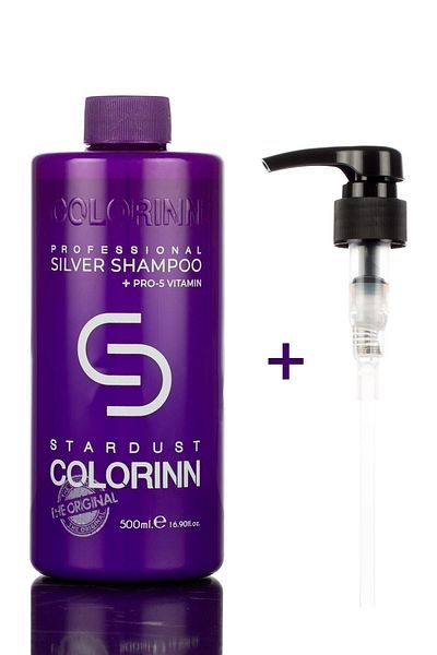 Colorinn شامبو ستاردست سيلفر بيربل 500 مل