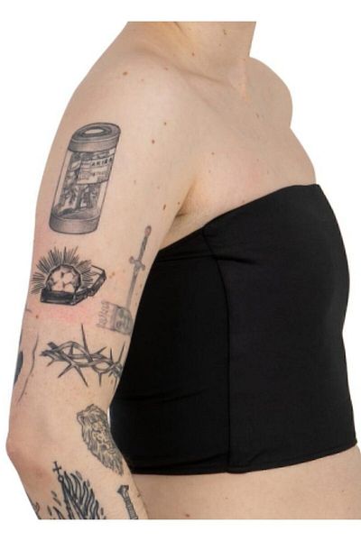Trnsdshop Binder Chest Corset, Gynecomastia Strapless