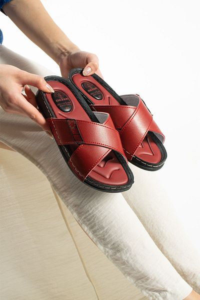 Moda Devrin Gz12668 Παντόφλες Ανατομικής Σόλας Ερυθρού Σταυρού