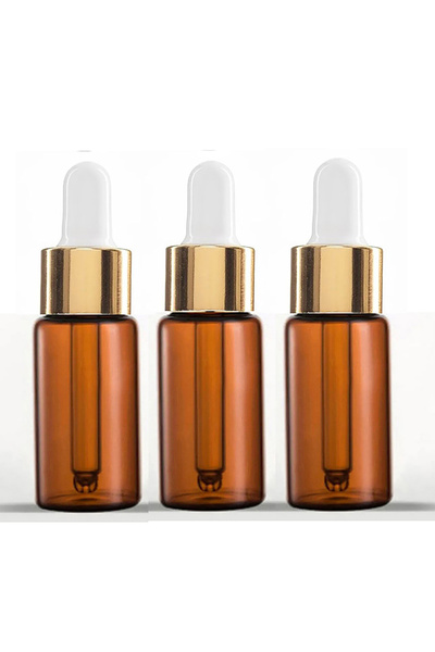 wellLine 30 Cc Cam Damlalıklı Amber Şişe [30 Cc=30ml X 50 Adet] / Ecza Şişesi...