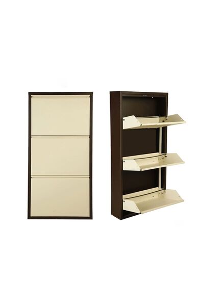 adlsteel 3 Lü Metal Ayakkabılık